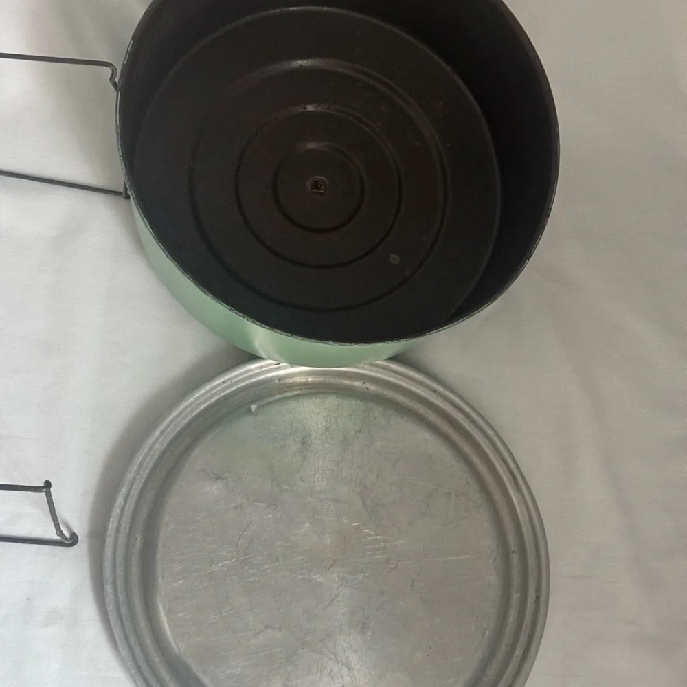 Vintage Cake Carrier Green - Picture 8 of 10